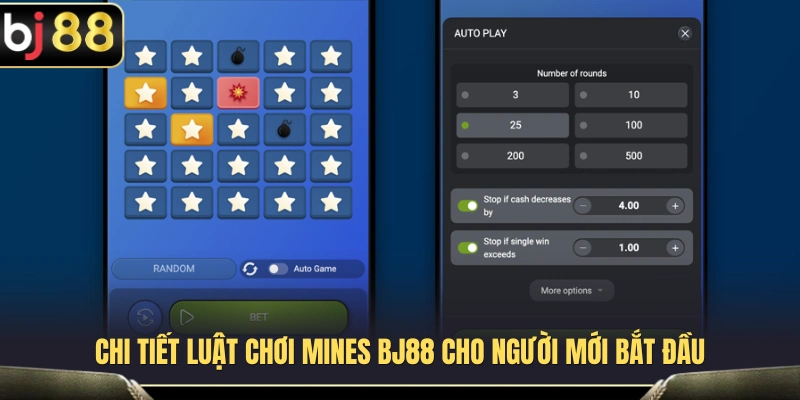 Mines BJ88 – Cách Chọn Ô Và Dừng Đúng Lúc 3 Quy tắc và cơ chế hoạt động của Mines BJ88